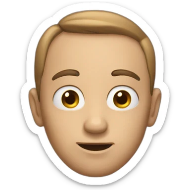 An emoji that lies sticker