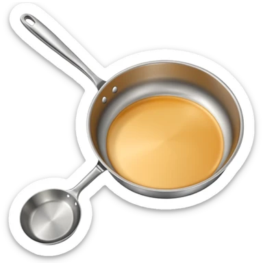 pan and spatula inside sticker