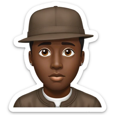 Diddy wearing a hat  sticker