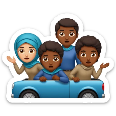 fleeing Iranians sticker