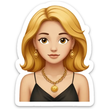 Leo woman zodiac sticker