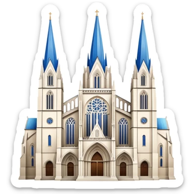 zagreb cathedral sticker