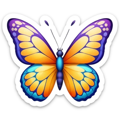 butterfly sticker