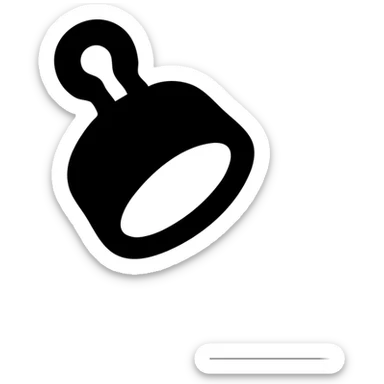 Minimal spotlight logo: small circular fixture on the upper left emitting a single filled wedge of light angled 15 degrees downward, monoline outline for the fixture, filled beam in solid emerald green, white 1-to-1 canvas, clean vector design, no text, no background clutter
 sticker