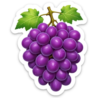 Evil grape sticker