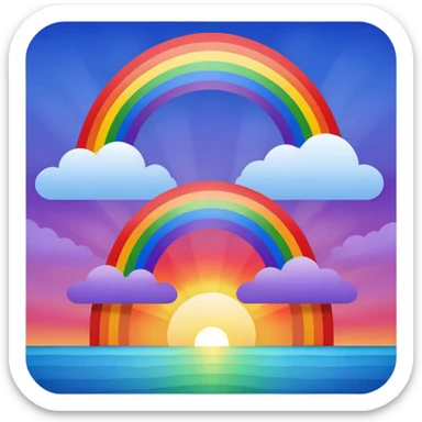 🎈🌄🌈 sticker