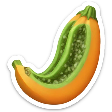pepe rocket papaya sticker