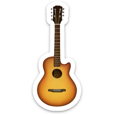 Guitar sticker