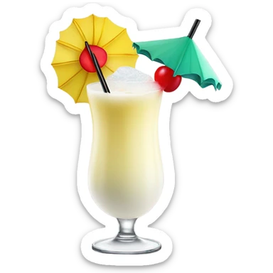a frivolous pina colada sticker