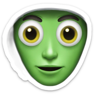 Cristiano Ronaldo as an alien sticker
