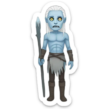 white walker full body sticker