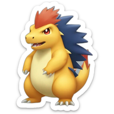 Typhlosion sticker