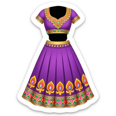 Chaniya choli sticker