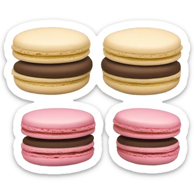 Two Macarons sticker