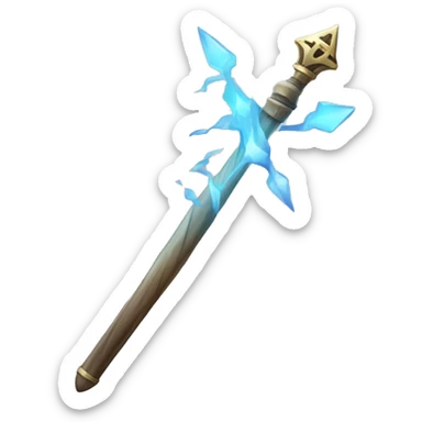 Technomancy Aether-Holy Wand (Supra-Technomancy Righteousness) x 6447898873e56087. sticker