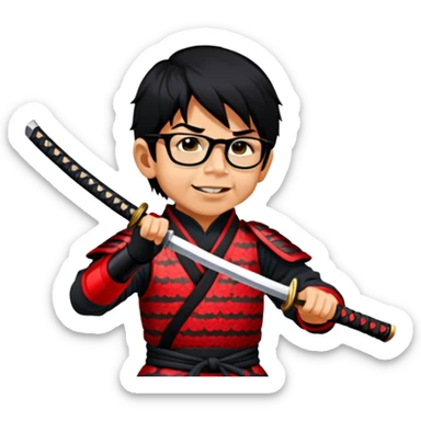 Daring Samurai sticker