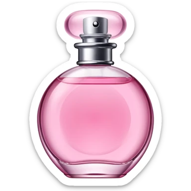 Pink perfume sticker