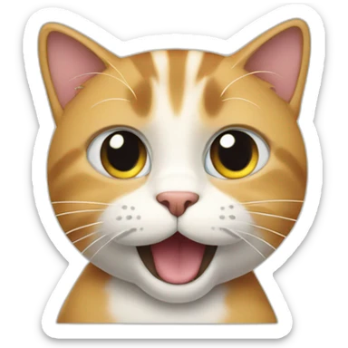 A cat giving thumbs up sticker