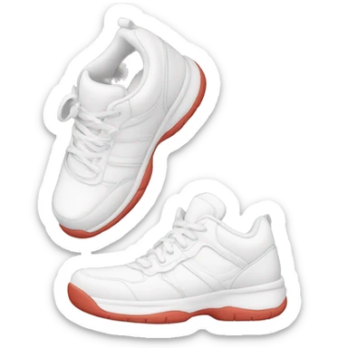 chunky white tennis shoes sticker