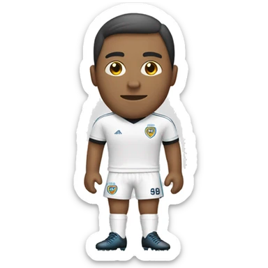 A  white man's white legs with soccer boots (only legs) sticker