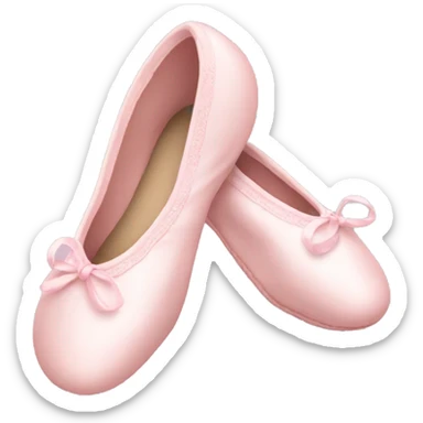 Pale pink ballet shoes sticker
