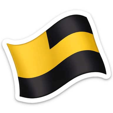 Le drapeau breton sans personne et comme un emoji du type "🇩🇿" sticker