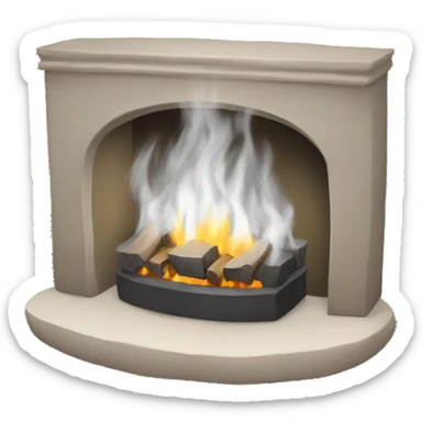 A hearth sticker