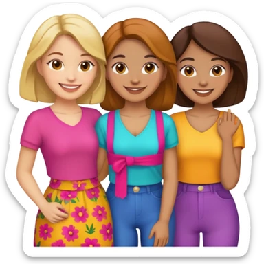 Amigas sticker