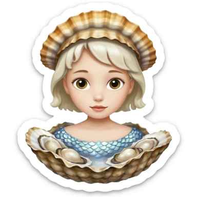 Disney Alice in Wonderland Young Oyster sticker