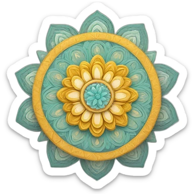 Mandala sticker