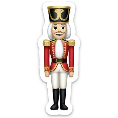 Classic nutcracker full body sticker