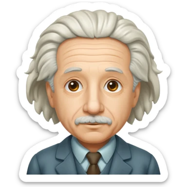 albert einstein sticker