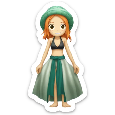 Nami from onepiece sticker