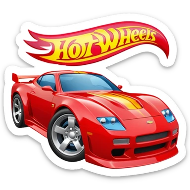 hot wheels sticker