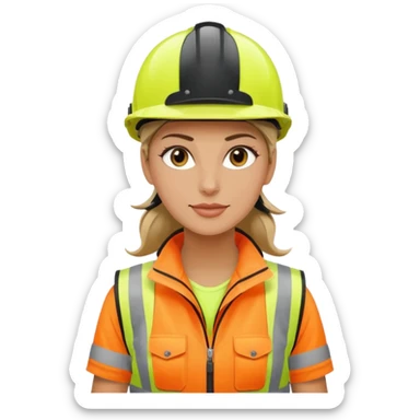 Urban Bike Courier woman  sticker