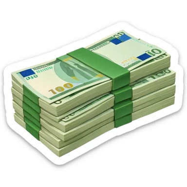 100M Euros sticker