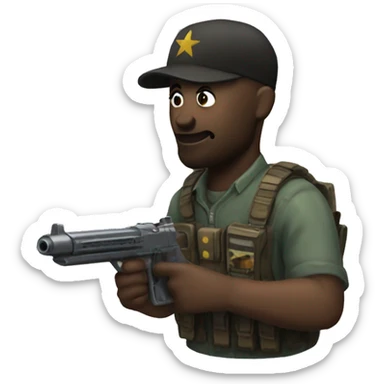 a raygun call of duty  sticker