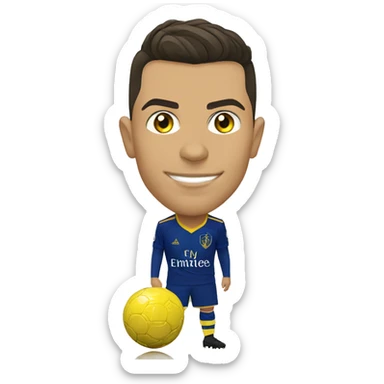 Cristiano Ronaldo at Al Nassr sticker