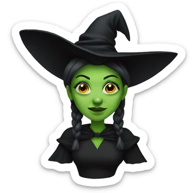 Wicked witch sticker