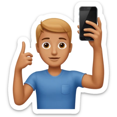 just an arm holding a phone like a selfie sticker