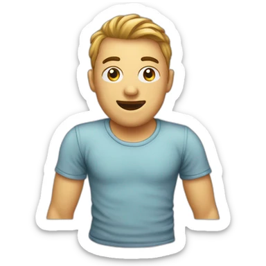 Tshirt mit gesicht sticker