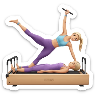 Reformer Pilates sticker