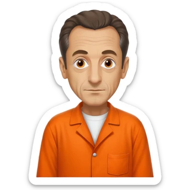 Nicolas sarkozy en prison  sticker