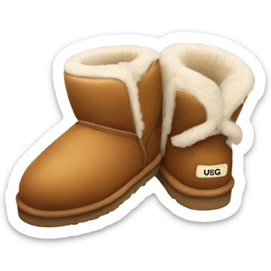 UGG slippers  sticker