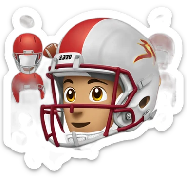 football player from Kyrgyzstan sticker
