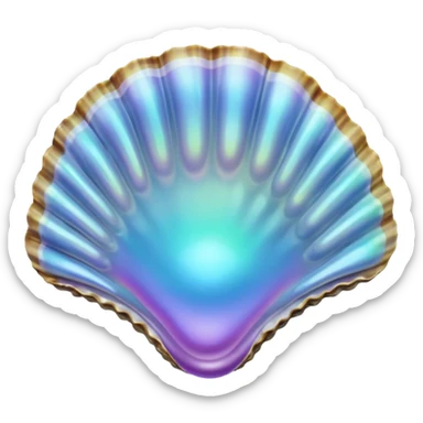 Oyster pearl sticker