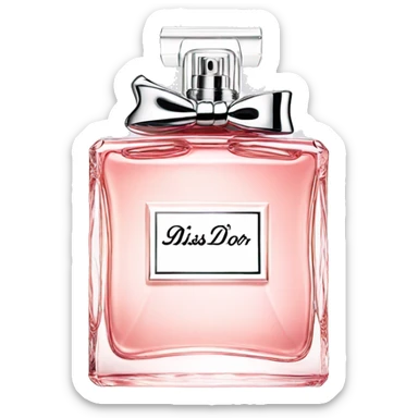 Miss dior perfume sticker