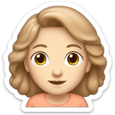 White 63 yrs old woman light brown hair with a salmon color T-shirt sticker