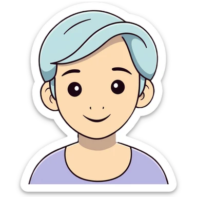 60-year-old woman sticker