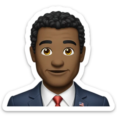 spiderman president of the usa sticker